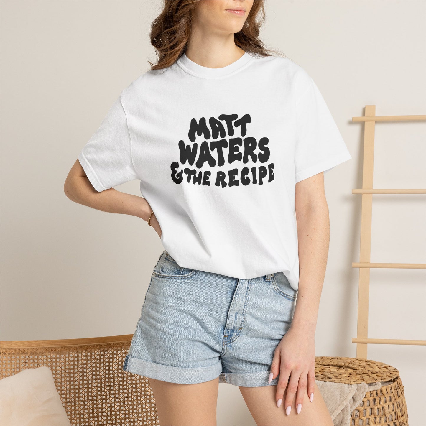 "Matt Waters & the Recipe" Unisex Garment-Dyed T-shirt