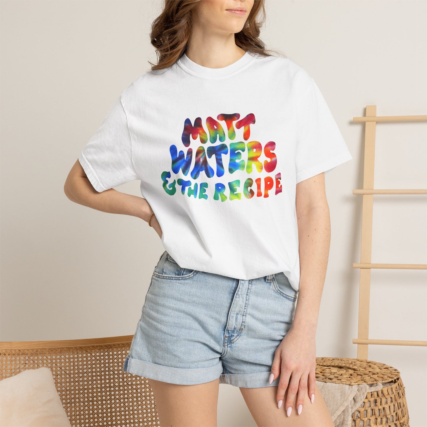 Unisex Garment-Dyed T-shirt (Tie Dye - Matt Waters & The Recipe)