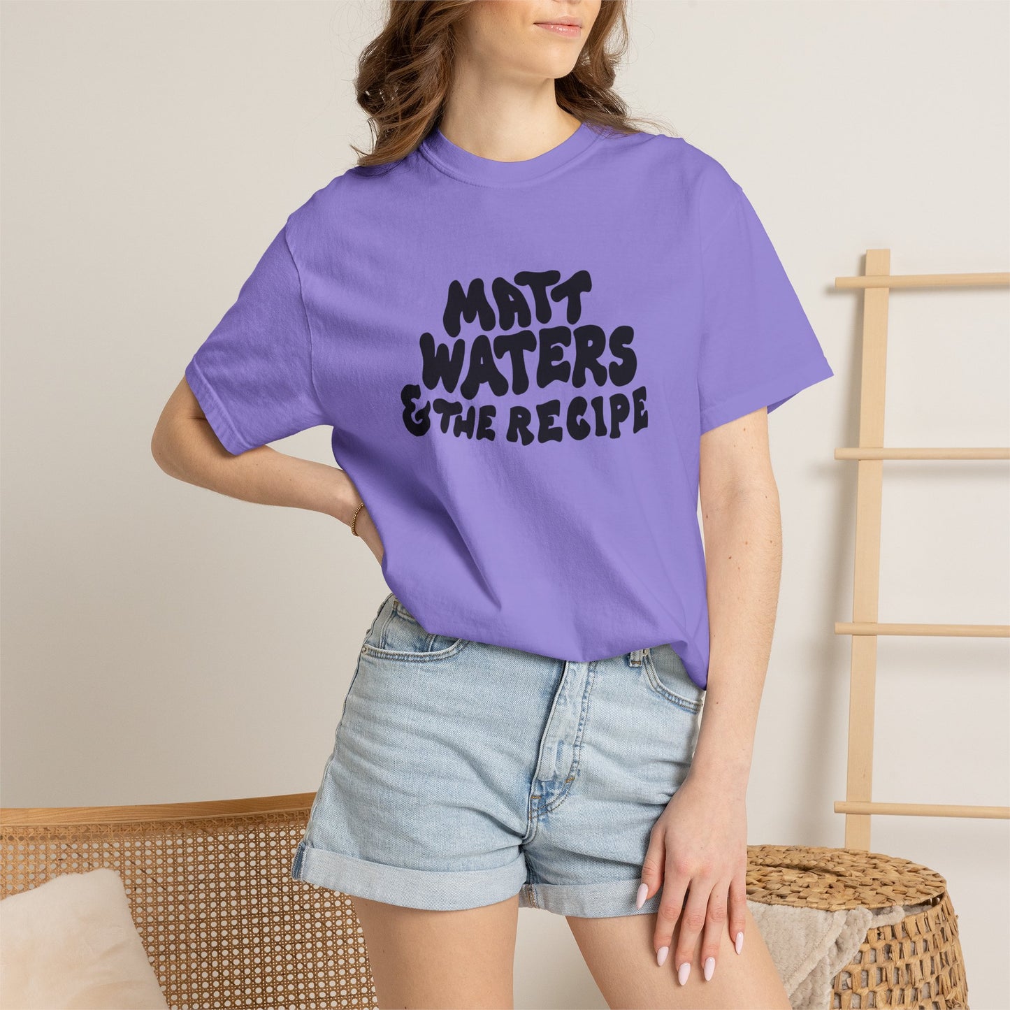 "Matt Waters & the Recipe" Unisex Garment-Dyed T-shirt