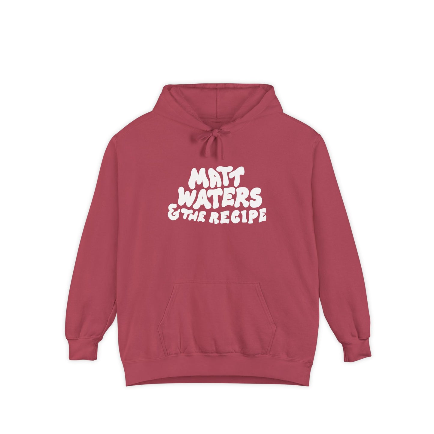 "Matt Waters & the Recipe" Unisex Garment-Dyed Hoodie