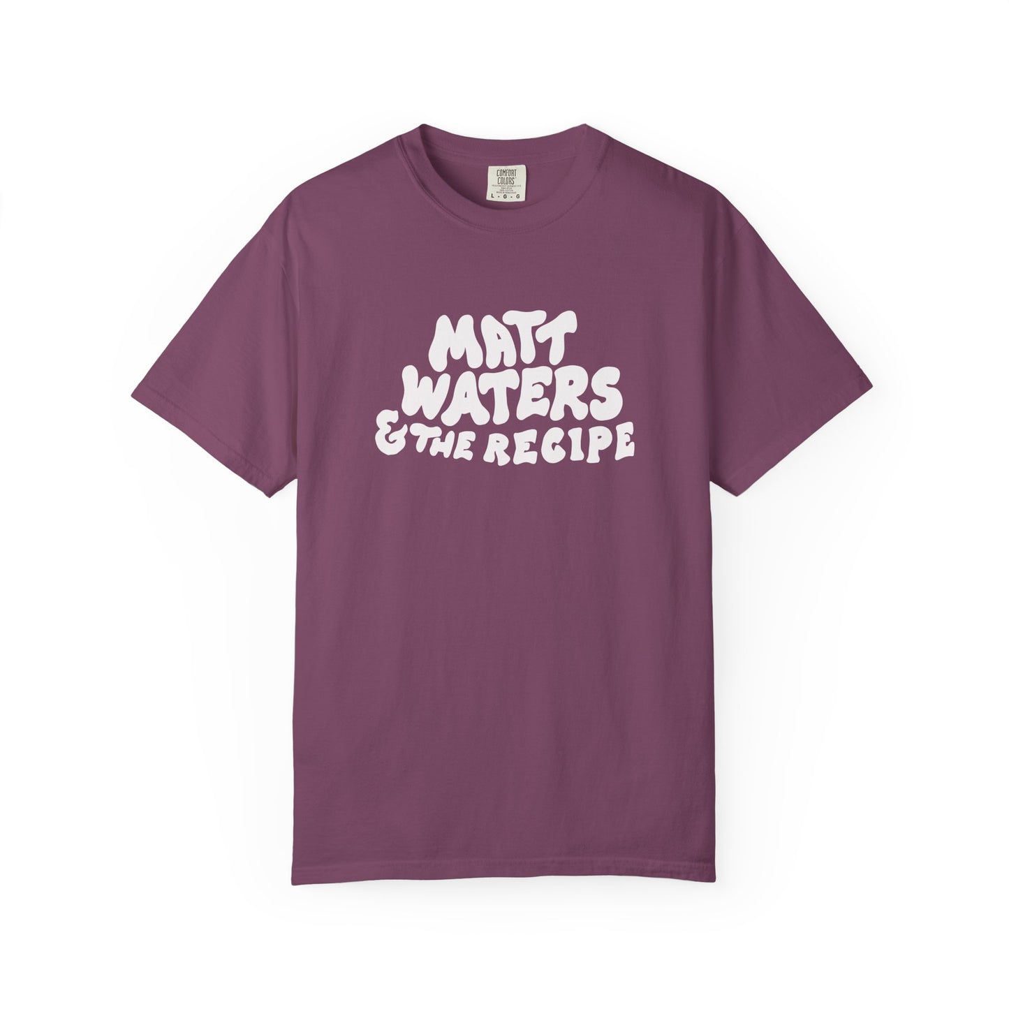 "Matt Waters & the Recipe" Unisex Garment-Dyed T-shirt