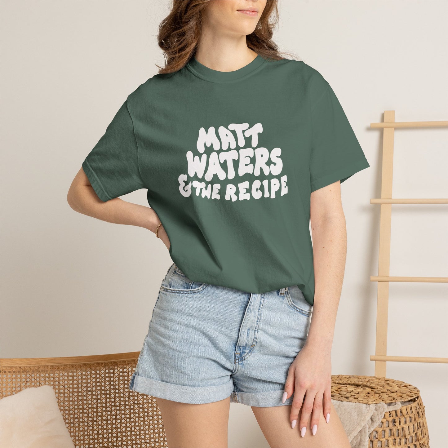 "Matt Waters & the Recipe" Unisex Garment-Dyed T-shirt