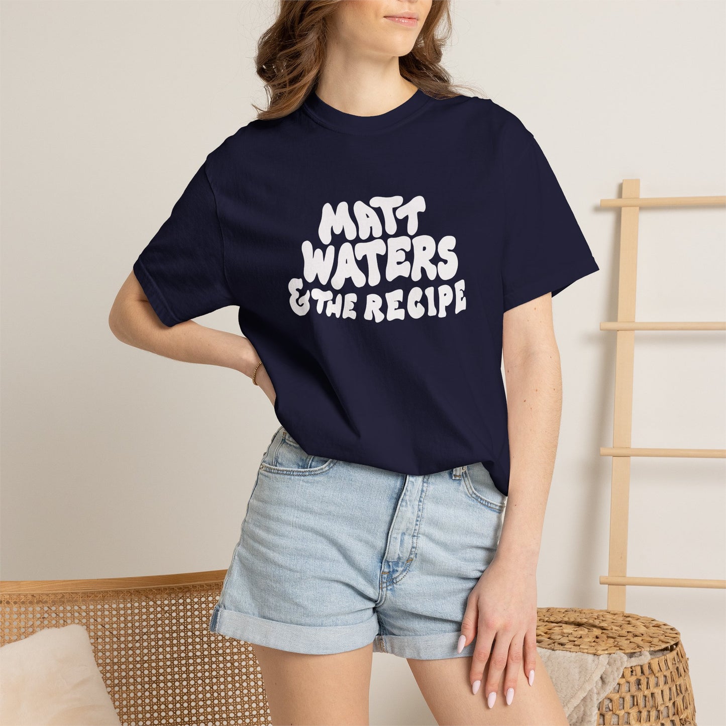 "Matt Waters & the Recipe" Unisex Garment-Dyed T-shirt