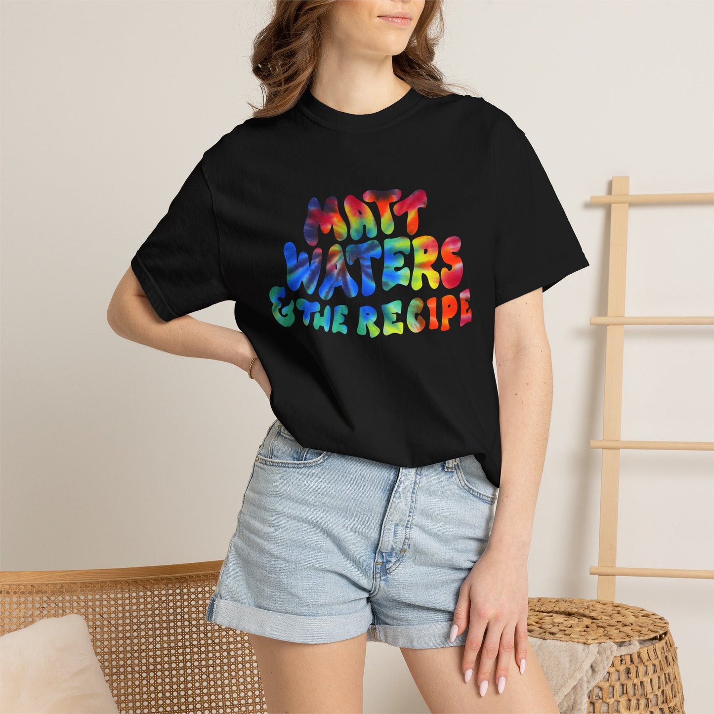 Unisex Garment-Dyed T-shirt (Tie Dye - Matt Waters & The Recipe)