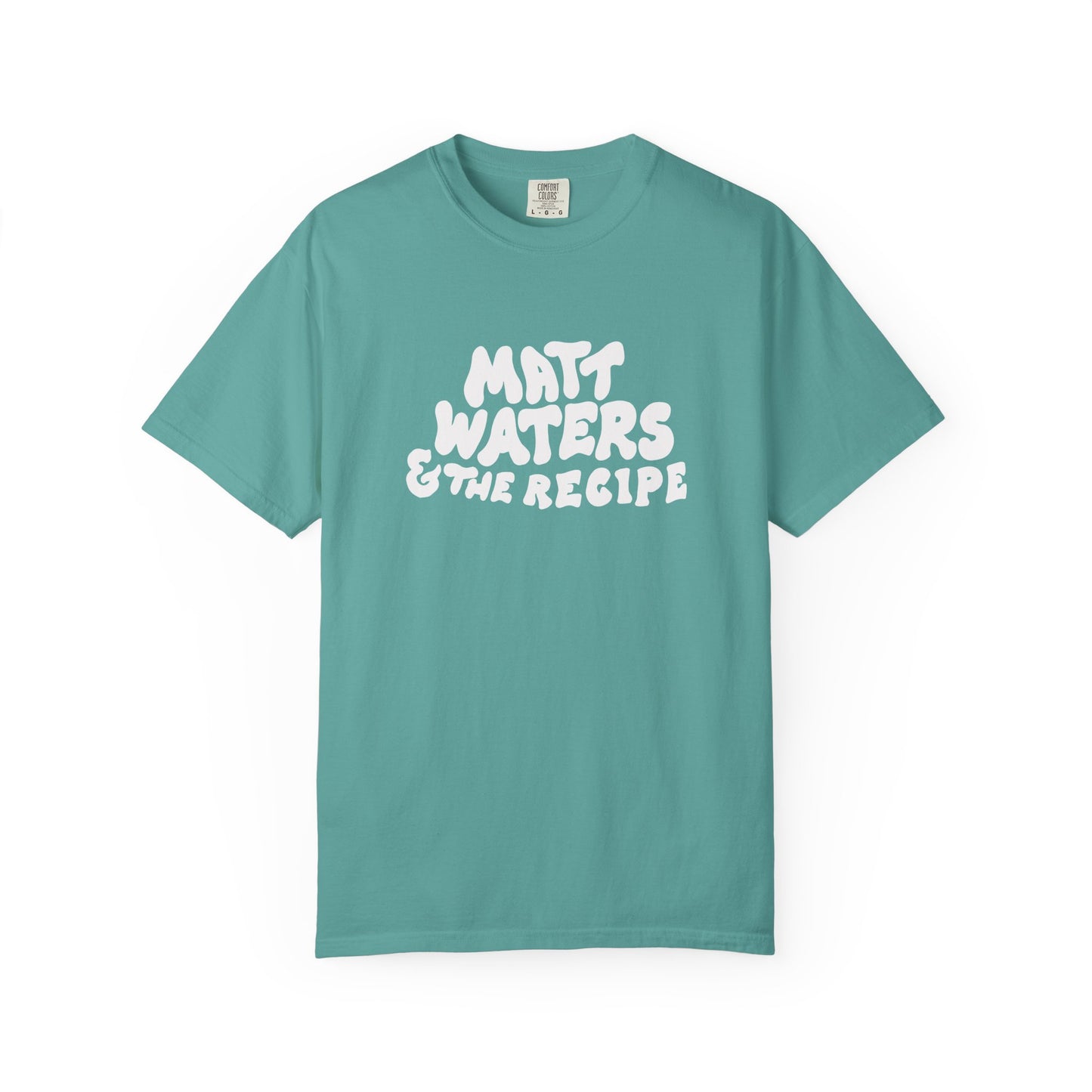 "Matt Waters & the Recipe" Unisex Garment-Dyed T-shirt