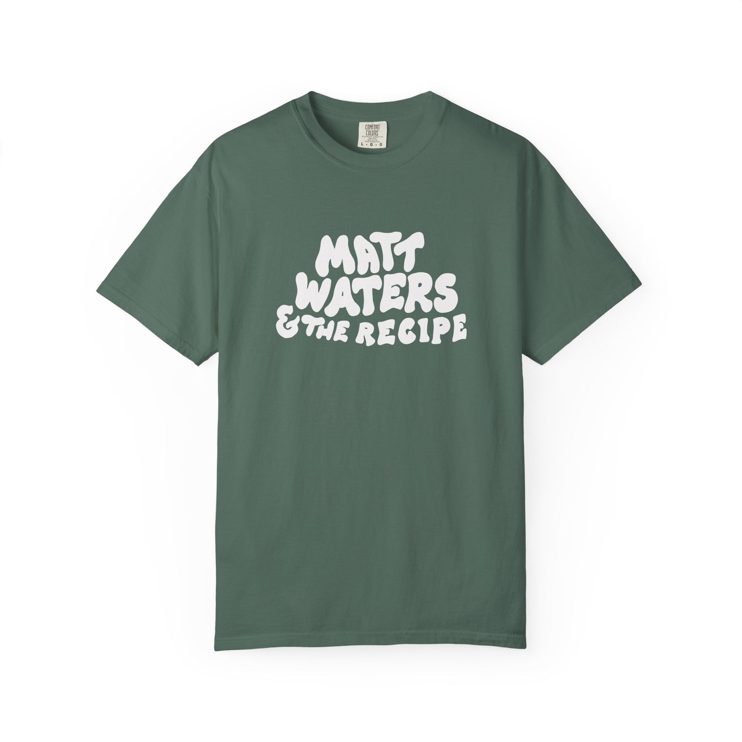 "Matt Waters & the Recipe" Unisex Garment-Dyed T-shirt