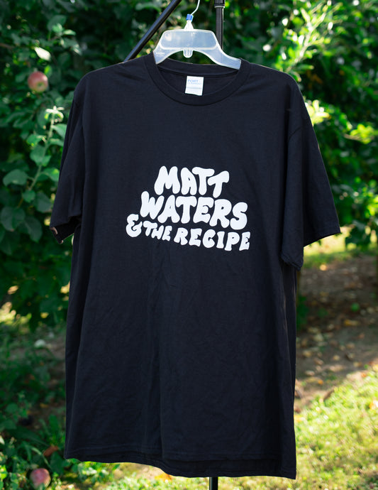 Black & White Short Sleeved T Shirt